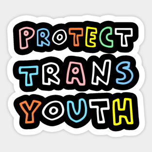 Protect Trans Youth Protect Trans KidsTransgender LGBT Sticker